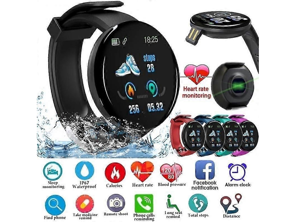 Relógio Inteligente Com Monitor De Pressão Arterial E Frequência Cardíaca, Relógio Eletrônico, Relógio Esportivo, Rastreador De Fitness Moderno