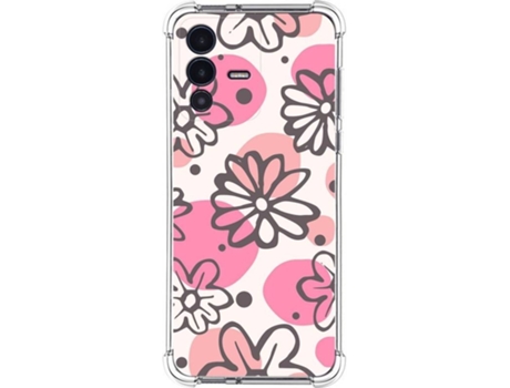 Carcasa para Vivo V23 5G TUMUNDOSMARTPHONE Dibujos Antigolpes Flores 09 Multicolor