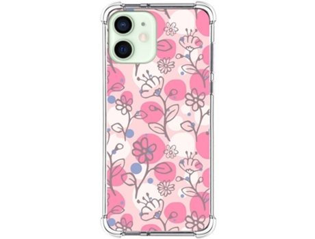 Carcasa iPhone 12 Mini (5.4) TUMUNDOSMARTPHONE Dibujos Antigolpes Flores 07 Multicolor