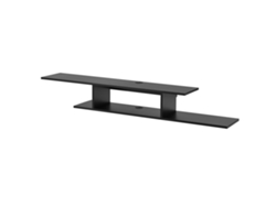 Estantería de pared para TV Støvring 4 compartimentos aglomerado 21 x 150 x 25 cm - Negro [EN.CASA]
