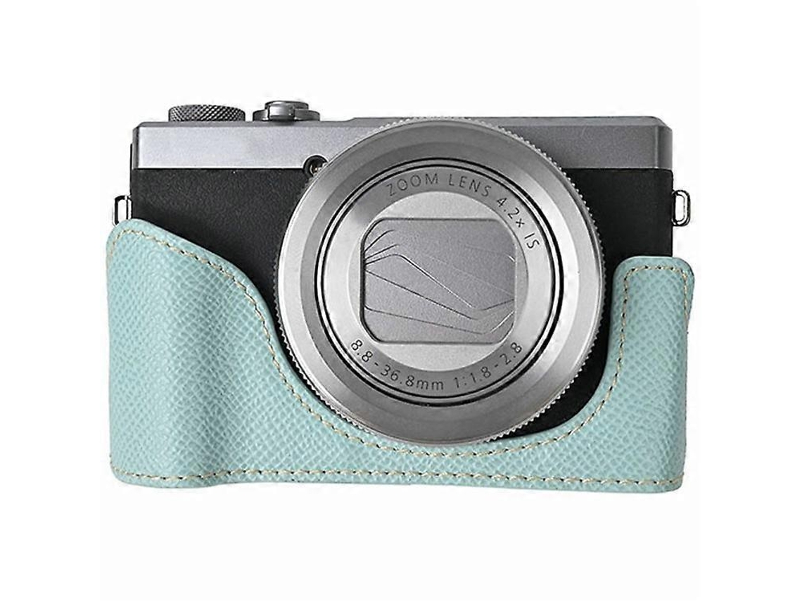 Funda protectora de cuero PU compatible con Canon PowerShot G7 X Mark III / G7 X Mark II