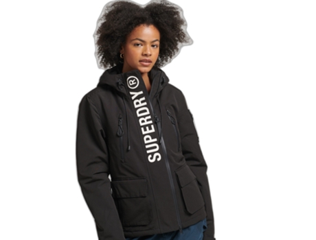 Chaqueta à Prova de Água de Mujer SUPERDRY Ultimate Negro (L)