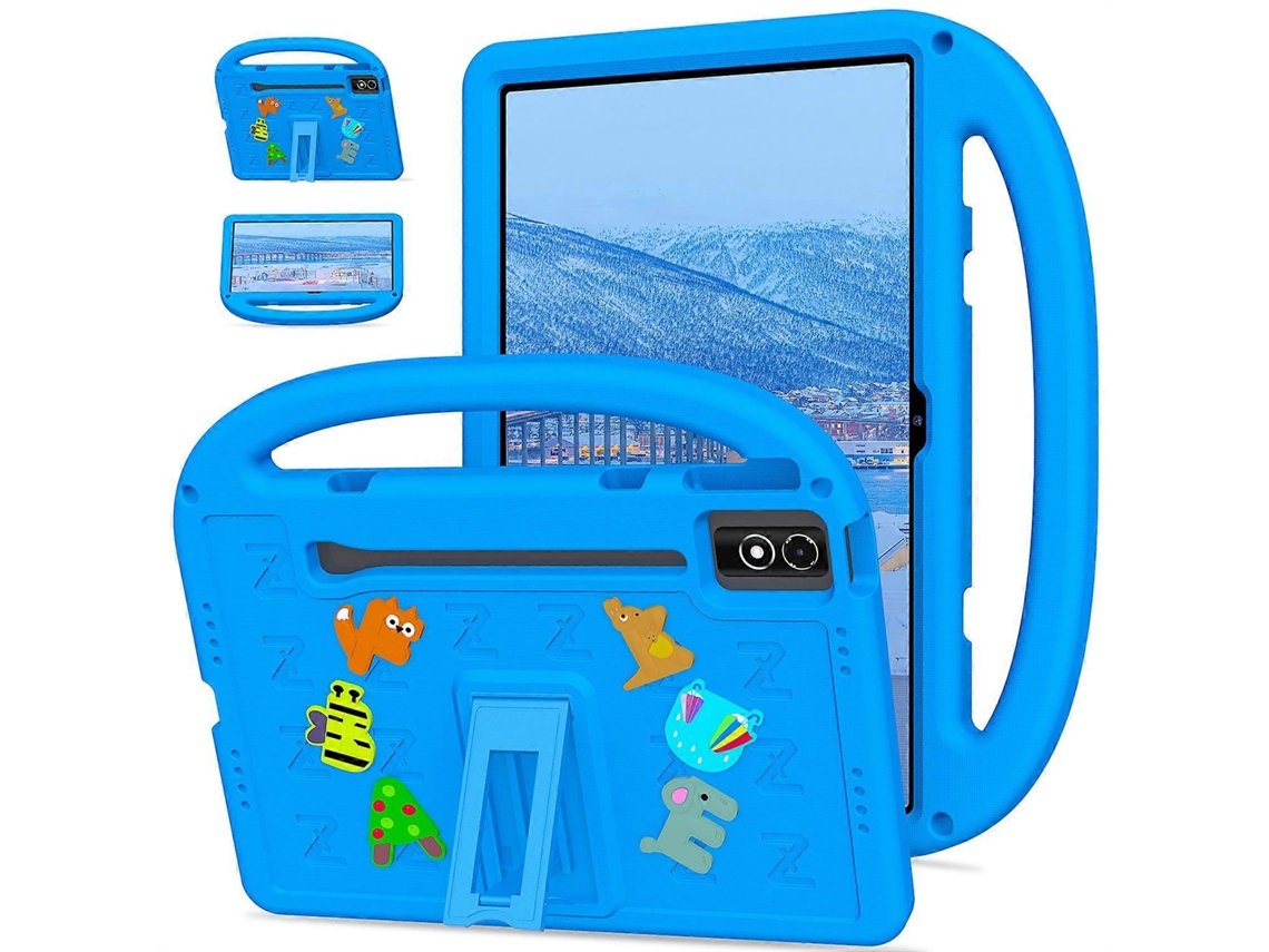 Funda con soporte y correa para el hombro para Lenovo Tab P12, Xiaoxin Pad Pro 12.7, Xiaoxin Pad Plus 12.7 y Yoga Pad Pro (azul) (2025)