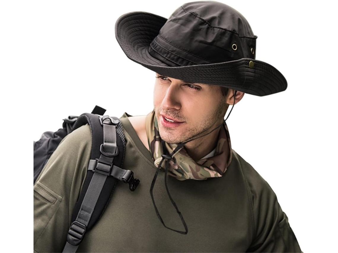 Sombrero De Paja, Cubo, Boonie, Gorra, Pesca, Caza, Ala, Verano, Sol Para Hombre, Pescador | Transpirable