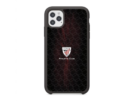 Funda Móvil Oficial Athletic Club para iPhone 12 Pro PHONECASES3D Piel Sintética Negro