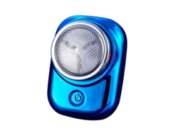 Recortadora De Barba Eléctrica Portátil Mini Bullet Recargable Por Usb Para Hombres Con 6 Cuchillas Lavables.