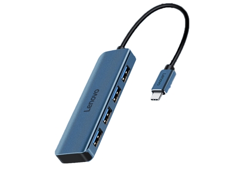 Adaptador LENOVO F1-C04 4In1 Tipo-C a 4Usb3.0 para Huawei Mate40/P50 S20