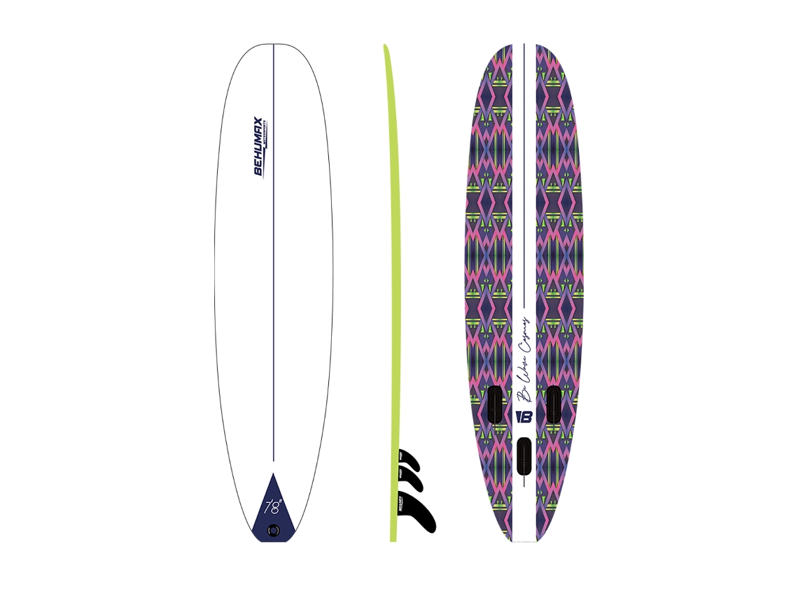Tabla de surf para principiantes Be Wave Cosmos 7'8" de Behumax