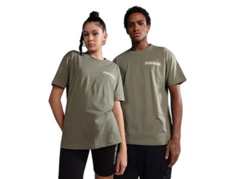 Camiseta para Hombre NAPAPIJRI (S - Verde)