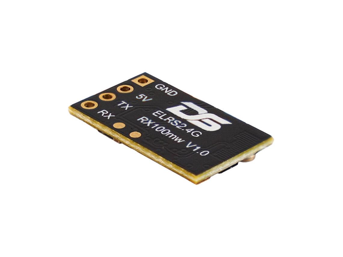 Receptor Deepspace Elrs Nano 2.4g Pa100 de 40 mm com telemetria Expresslrs de 100 mw e TCXO para drone quadricóptero FPV. MDUG