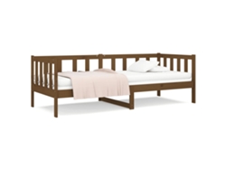 Maison Exclusive - Sofá Cama Sin Colchón Madera Maciza Pino Marrón Miel 80x200 Cm