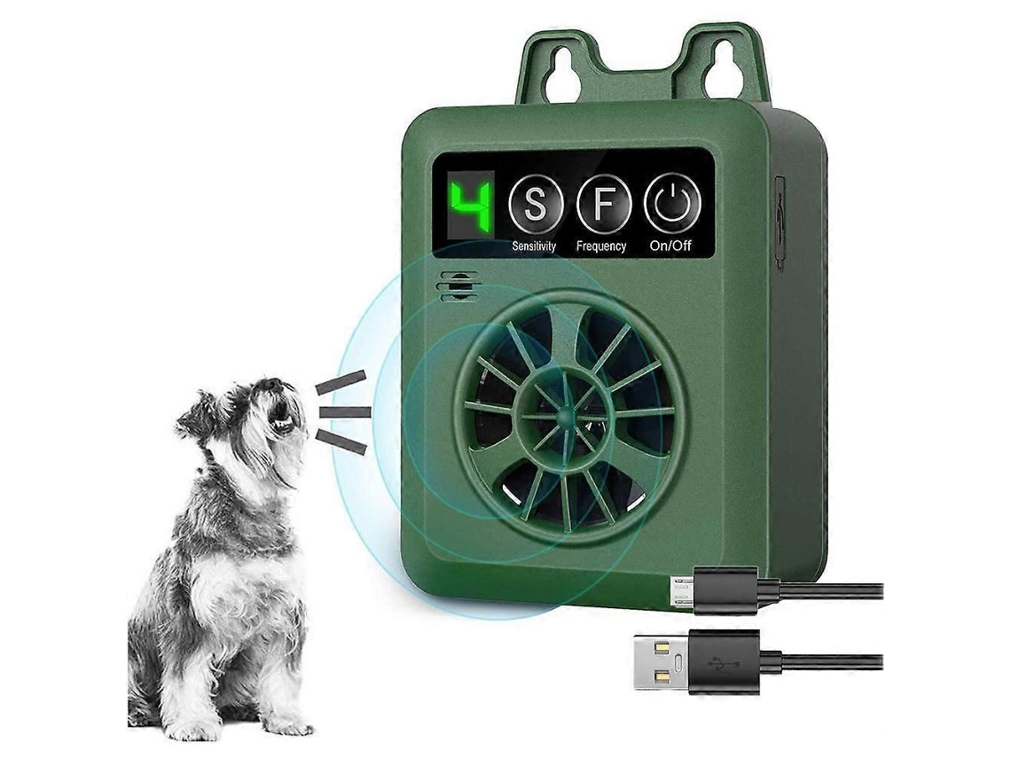Dispositivo antiladridos ultrasónico GOKOCO con 4 niveles de sensibilidad, recargable para perros.