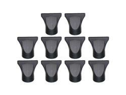 Juego de 10 boquillas para secador de pelo, accesorios reutilizables para secador de pelo, boquilla plana para secar el cabello GOKOCO