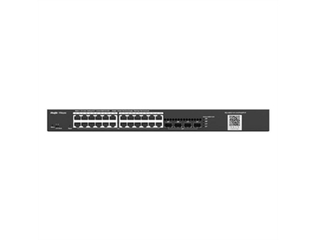 Switch RUIJIE Rg-Nbs3100-24Gt4Sfp-P Negro Ethernet Lan Rj45