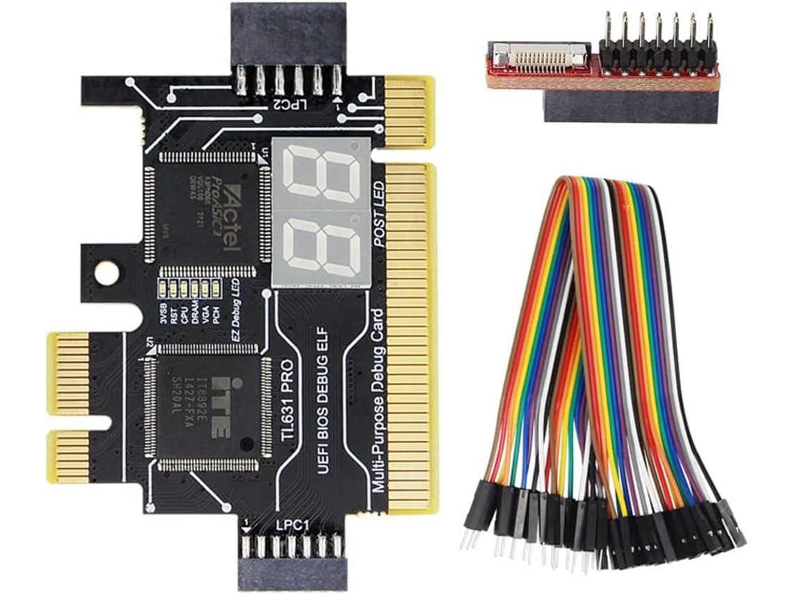 Tarjeta De Diagnóstico Pci Tl631 Pro Para Portátiles Pc-e Mini Analizador De Placas Base Tarjetas De Prueba