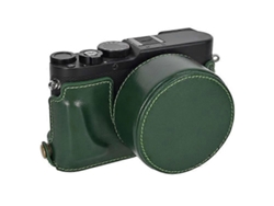 Funda protectora de cuero genuino compatible con la cámara Leica D Lux 8 con parasol Facpoet