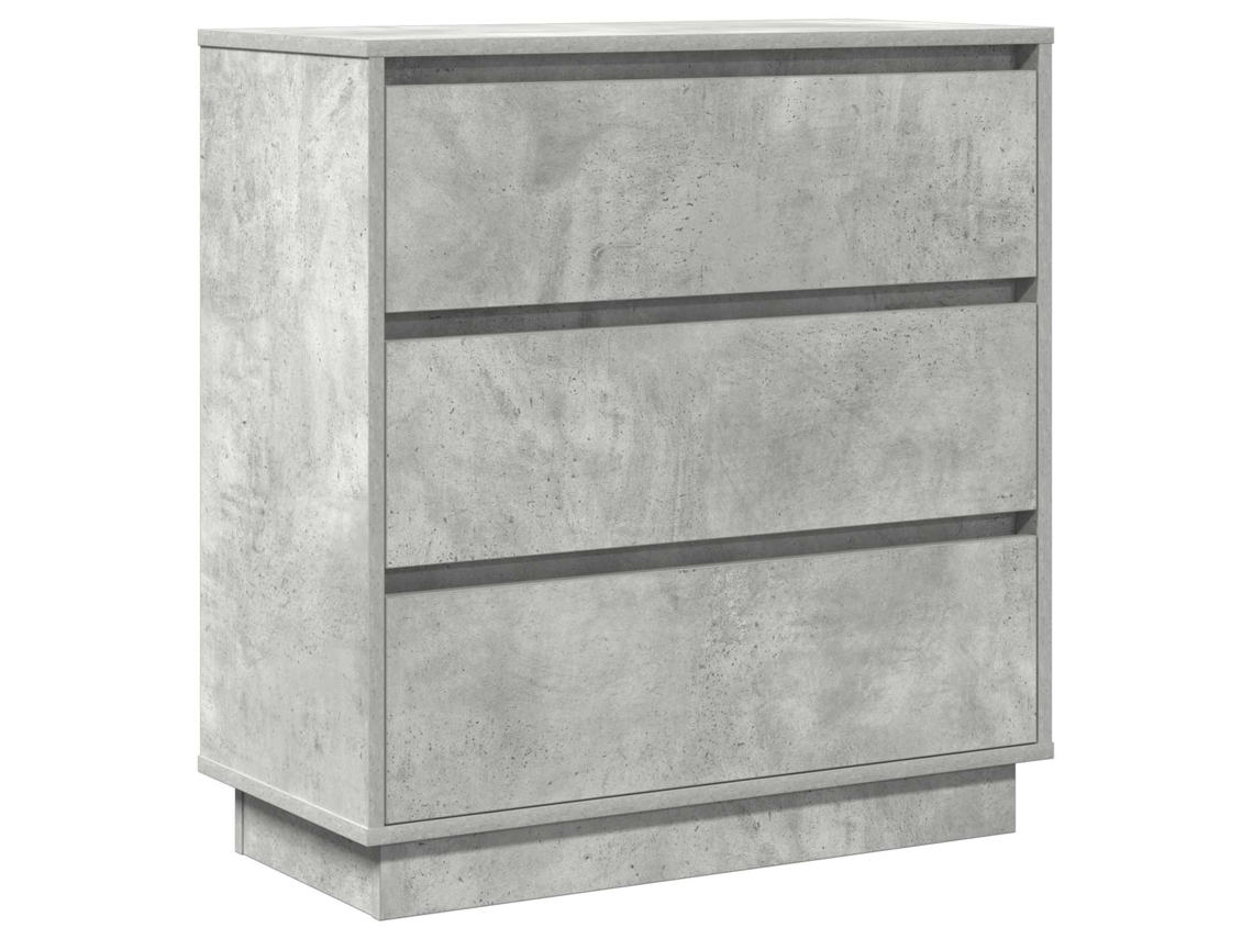 Mesilla de noche gris con cajón 71x34,5x75 cm MAISON EXCLUSIVE