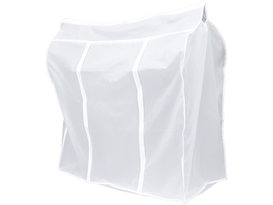 Bolsa Peva Blanca Reutilizable Ligera Prueba Polvo Guardar Armario Proteger Trajes Vestidos Diseño Sencillo