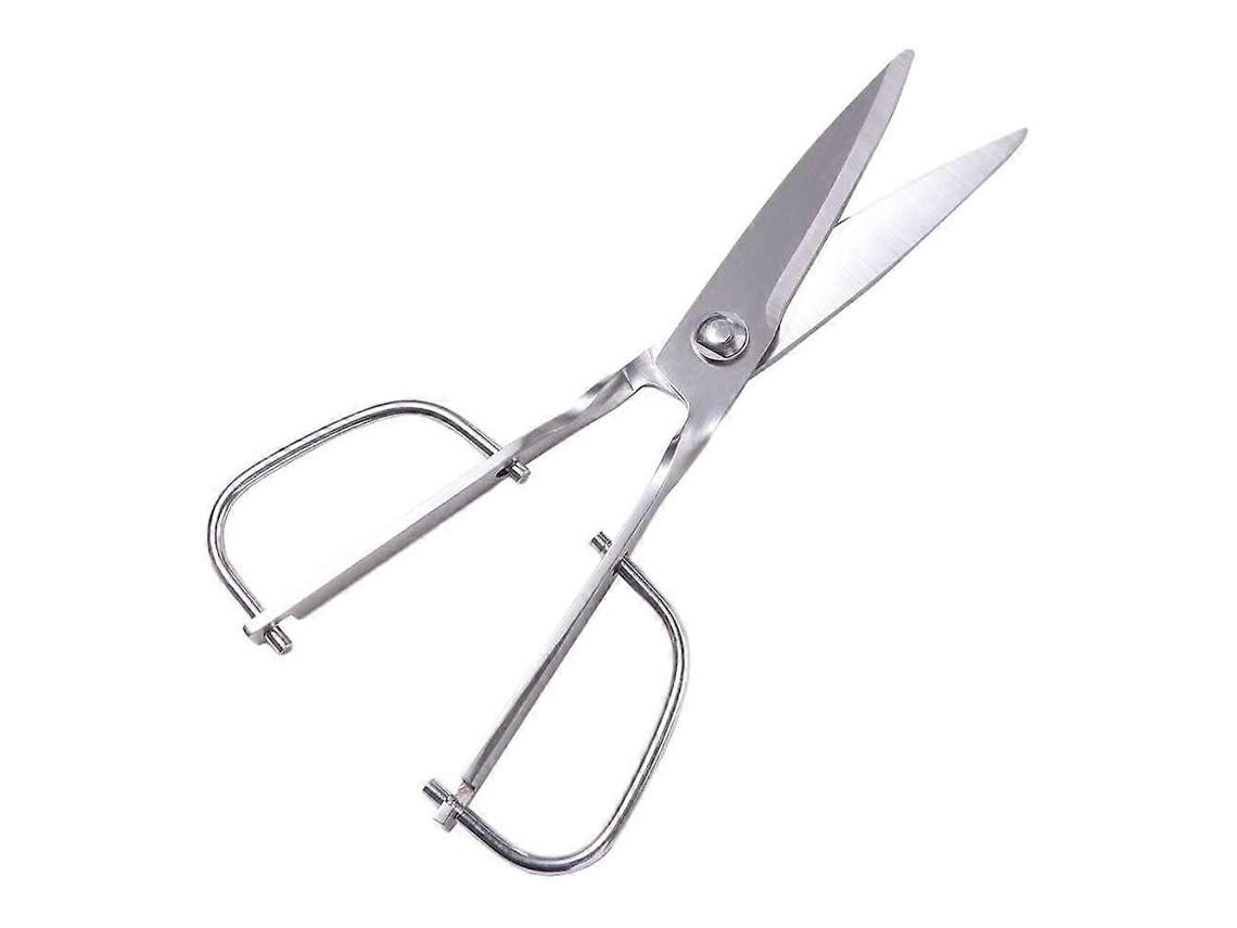 Tijeras de cocina de acero inoxidable con hojas extraíbles para cortar alimentos y fideos instantáneos.