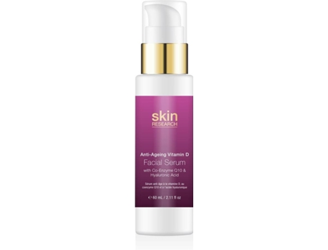 Sérum Facial SKIN RESEARCH Anti-Ageing Vitamina D With Co-Enzyme Q10 & Hyaluronic Acid (30 ml)
