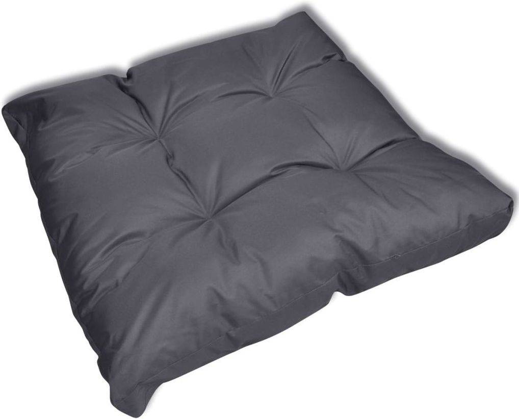 Almohada VIDAXL (Gris - Tela - 80 x 80 cm)