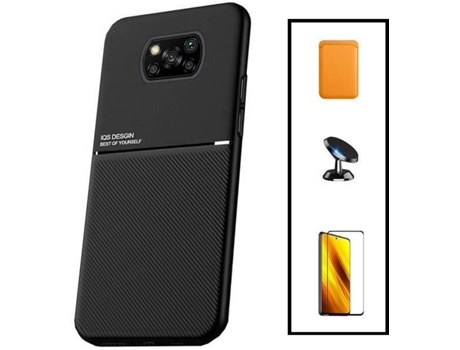 Funda y Protector Xiaomi Redmi Poco X3 Pro PHONECARE Magnetic Lux Negro