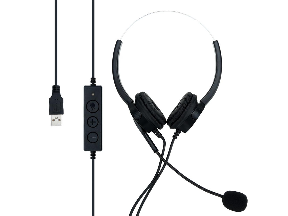 Auriculares CADORABO Mac Book Pro (USB - Negro)