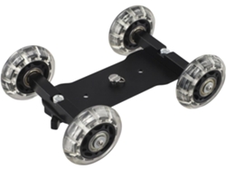 Soporte deslizante para cámara con ruedas giratorias, estructura con capacidad de 10 kg. SFUSHOS
