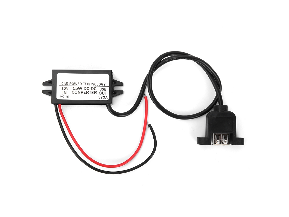 Módulo Convertidor Dc-dc 12v A 5v/3a Regulador De Voltaje Con Puerto Usb Para Carga De Teléfonos