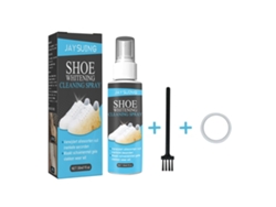 Spray limpiador de zapatos blanco brillante