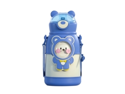 Oso de peluche portátil de acero inoxidable a prueba de fracturas YANYXR (azul)