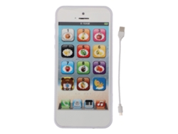 Smartphone Brinquedo Infantil Com Tela Touch, Luzes Led, Música E 8 Modos De Aprendizagem Branco