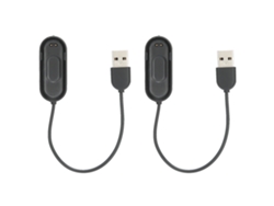 Cable De Carga De 2 Piezas Para Pulsera Xiaomi De 4.ª Generación, Base De Carga De Plástico Negro M4