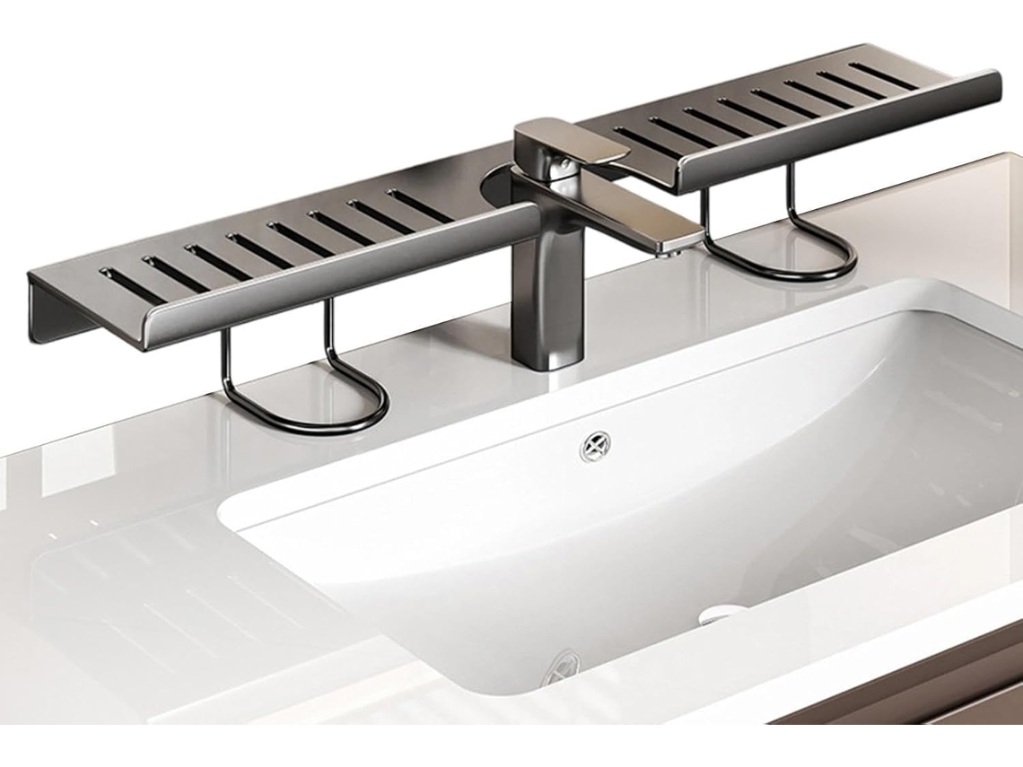 Soporte Para Grifo De Fregadero De Cocina | Escurridor Sin Agujeros