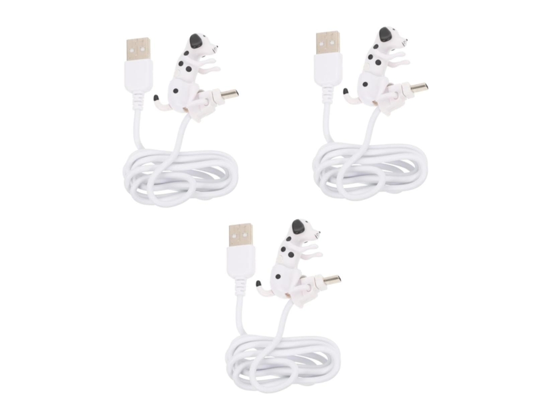 Jortmrd 3 Cables Usb-c Diseã±o Perro, Rã¡pido, Durable.