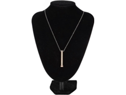 Collar de respiración consciente, acero reducido, reduce el estrés, collar portátil con silbato para la ansiedad para mujeres y hombres.