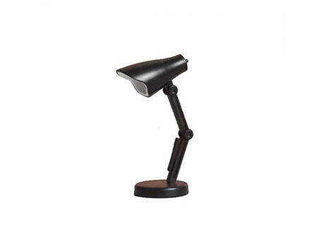 Lámpara de escritorio magnética brillante en miniatura plegable con protección para los ojos (negro)