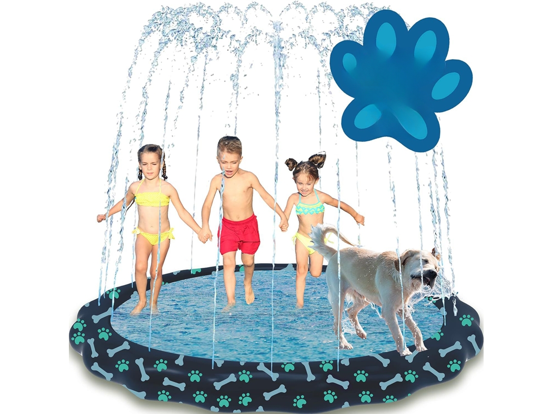 Piscina Para Crianças Tapete Inflável Antiderrapante De Pvc Para Áreas Externas, Adequado Para Crianças De 1 A 7 Anos Cuich (100 Cm)