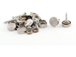 12 Clavos decorativos para cristal de mesa de té con tapa de rosca para publicidad, 14 mm de diámetro CHABERLU