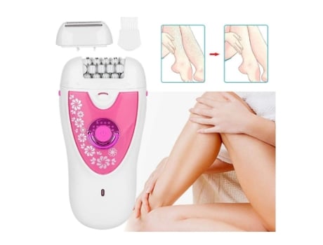 BISBISOUS Máquina de depilación corporal femenina portátil Máquina de depilación indolora Depiladora corporal rosa