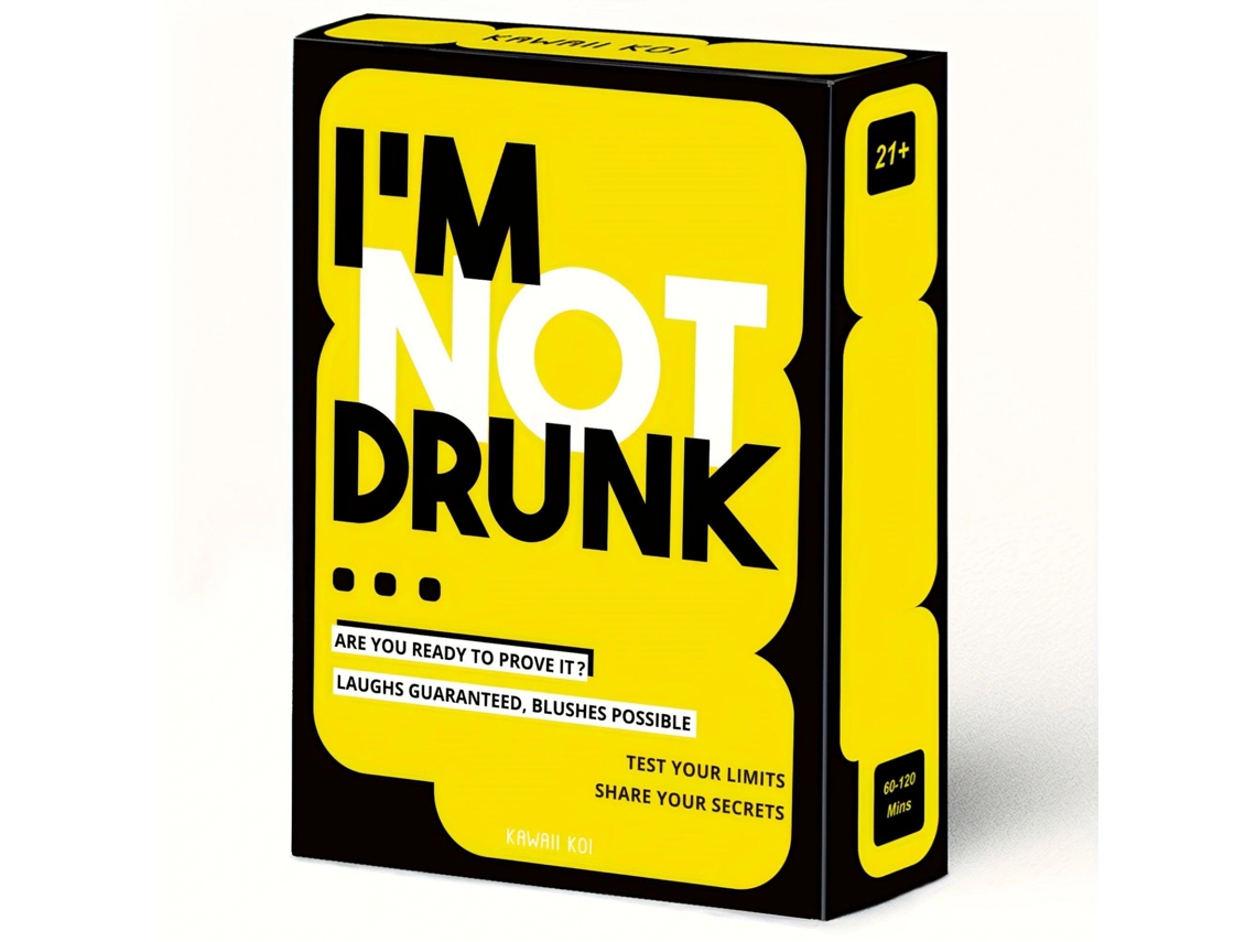 Juego de cartas para adultos contra la embriaguez, un divertido juego para beber, ideal para fiestas y despedidas de soltero/a.