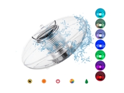 Luces solares LED para piscina, impermeables y coloridas, ideales para decorar fiestas y piscinas.