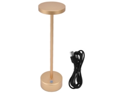 Yncm2026-lámpara De Escritorio Led Impermeable Usb Con Dimmer Táctil Y 2 Niveles De Brillo, Decoración Hogar, Aluminio, Oro