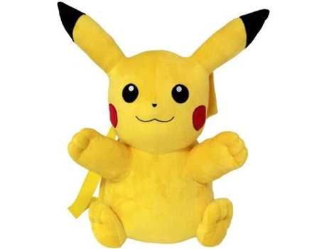 Mochila WTT Pelúcia Pokémon Pikachu (36 cm)