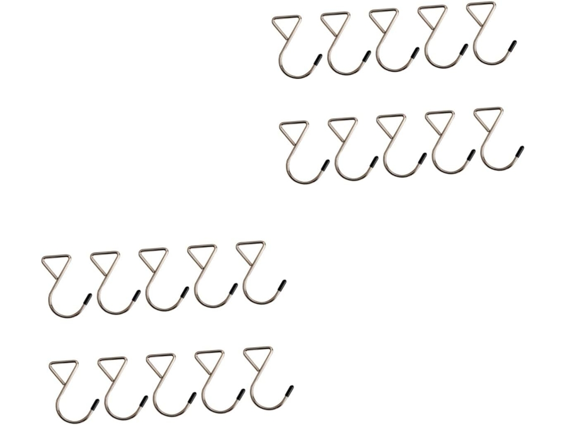 Juego De 2 Lámparas Colgantes Triangulares De Metal Multifuncionales Y Plegables (10 Piezas)