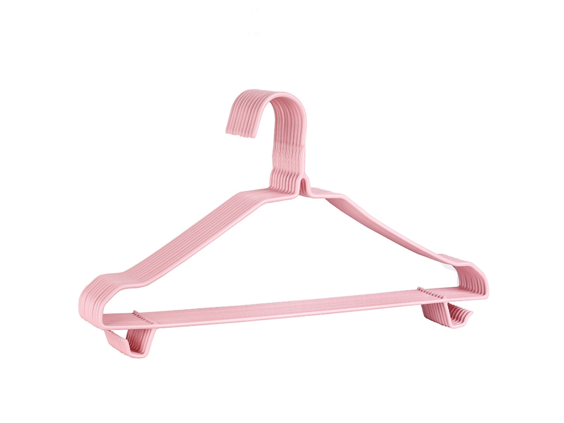 10 perchas sin costuras para ropa húmeda o seca, antideformación, antideslizantes, coloridas para el hogar y el dormitorio.