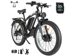 Bicicleta Eléctrica Philodo H8 Con Doble Motor, 3000 W, Batería De 26 Ah, Velocidad Máxima De 56 Km/h, Autonomía De 100 Km Y Frenos Hidráulicos