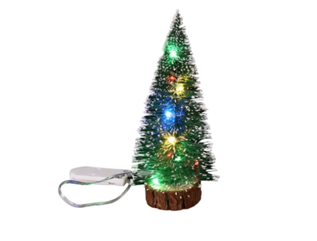 Pequeños árboles de Navidad de pino, para regalo de Navidad, fiesta de vacaciones, decoración del árbol del hogar, multicolor, 35 cm