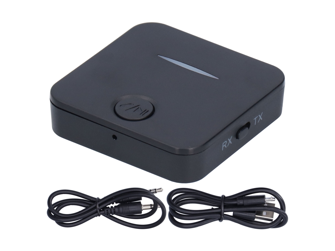 Adaptador Inalámbrico Bluetooth 5.0 2 En 1: Transmisor Y Receptor Con Carga Rápida Y Funciones Ajustables.