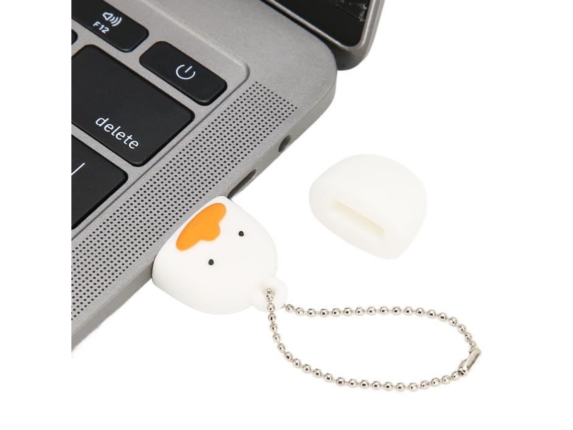 HURRISE Disco Flash de Dibujos Animados Memoria USB de Dibujos Animados de Pvc Pato Tonto 16Gb